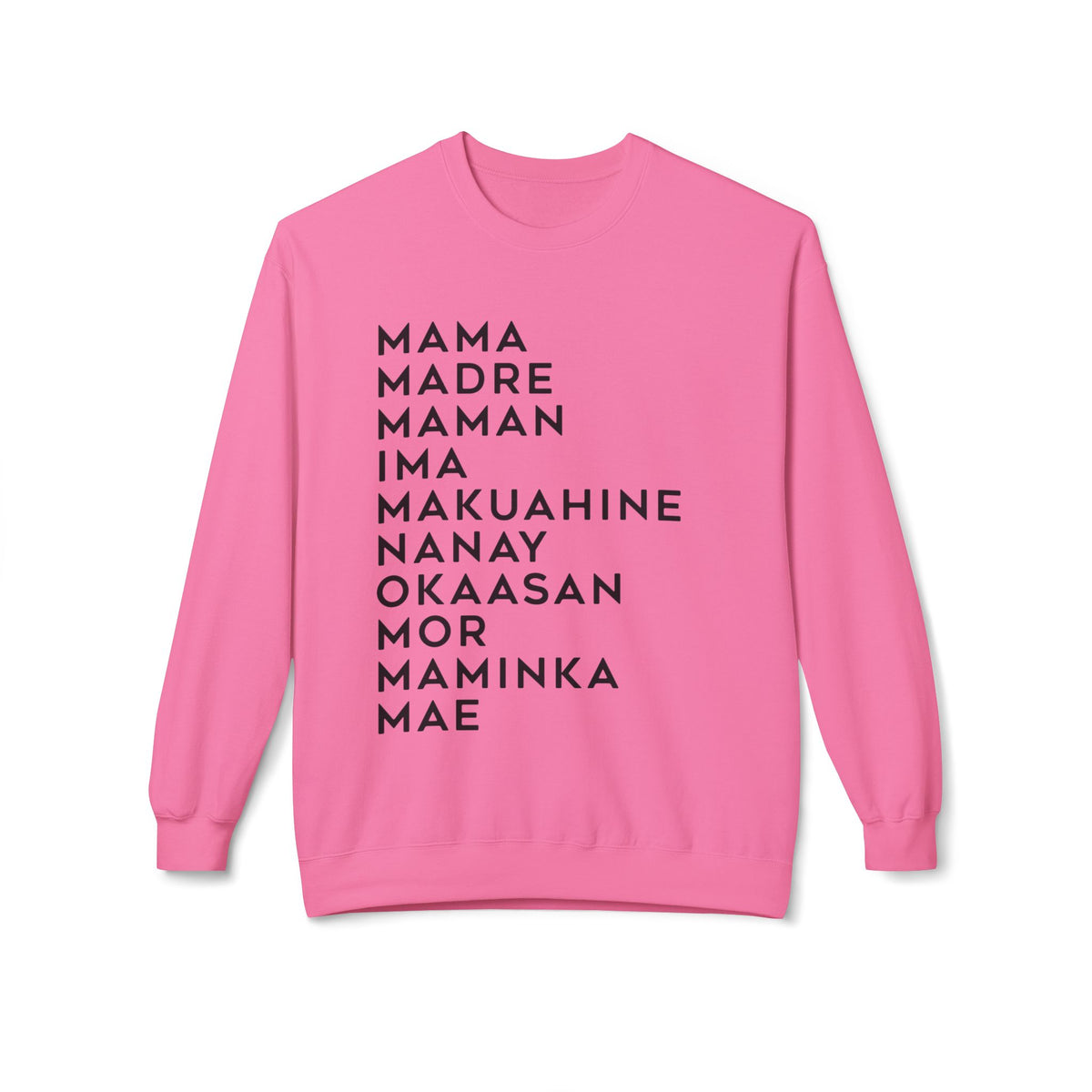 SAY MY NAME Fleece Sweatshirt - Bun Maternity & Mama