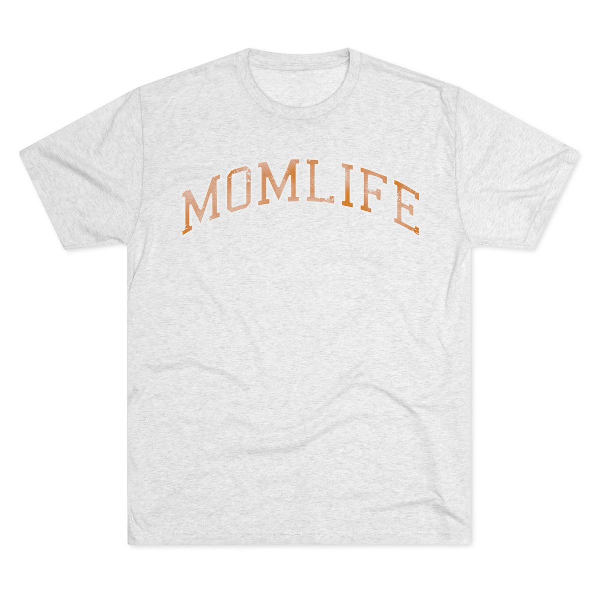 ORANGE and WHITE Football Mom Shirt - Bun Maternity & Mama