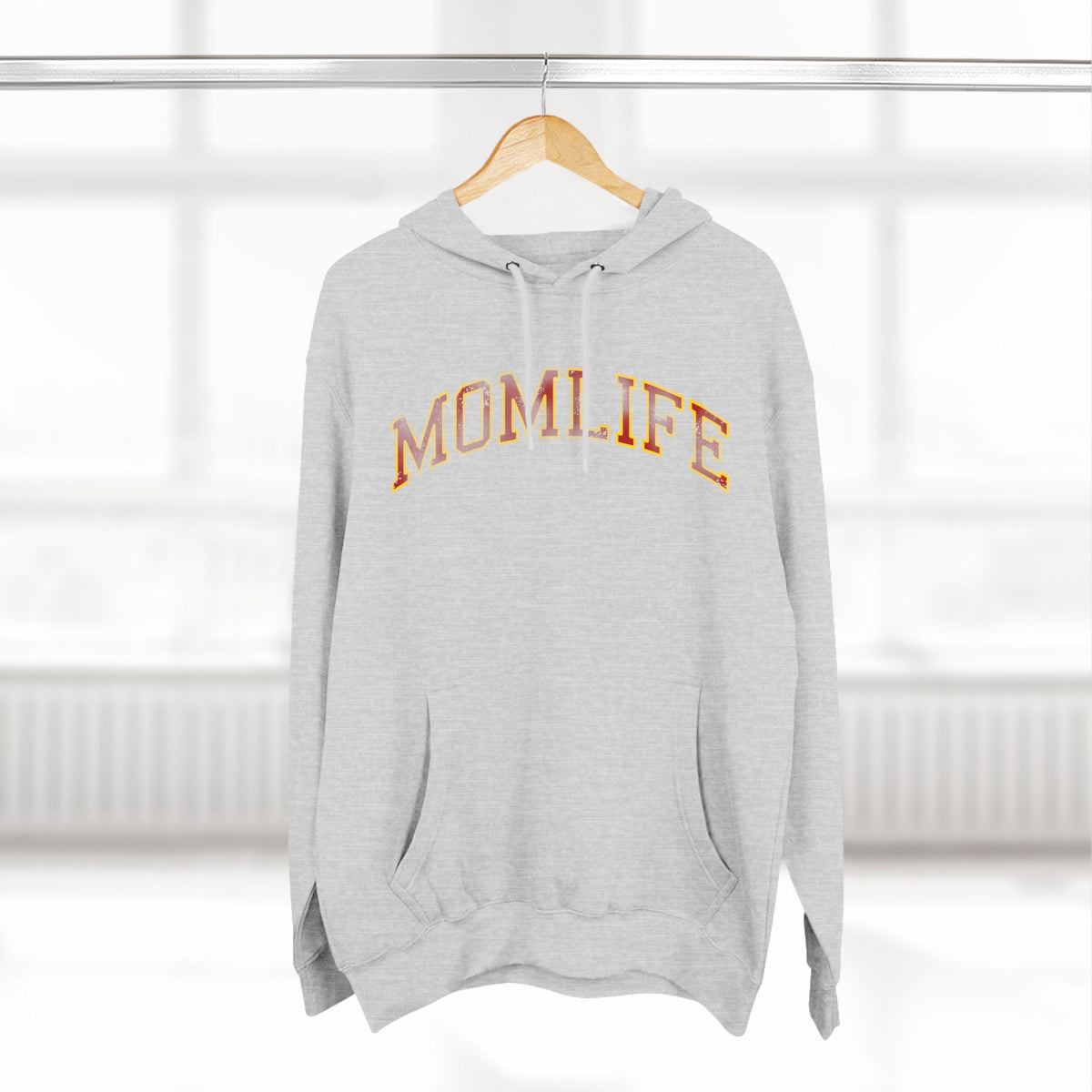 Momlife University Fleece Hoodie - Bun Maternity & Mama