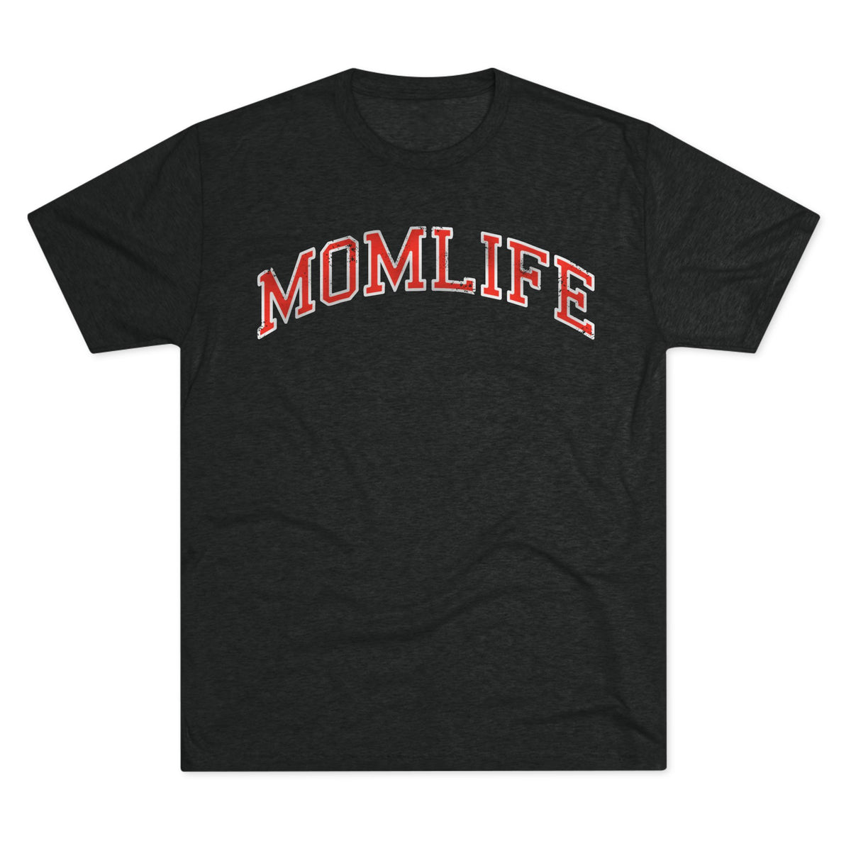 RED and WHITE Football Mom Shirt - Bun Maternity & Mama