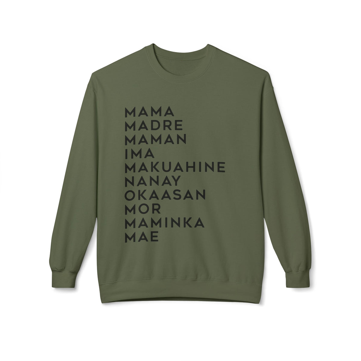 SAY MY NAME Fleece Sweatshirt - Bun Maternity & Mama