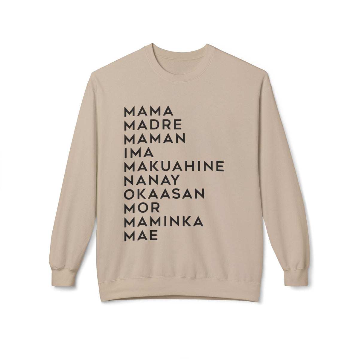 SAY MY NAME Fleece Sweatshirt - Bun Maternity & Mama