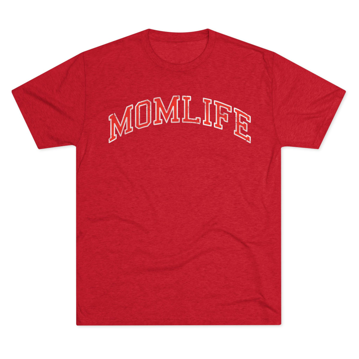 RED and WHITE Football Mom Shirt - Bun Maternity & Mama